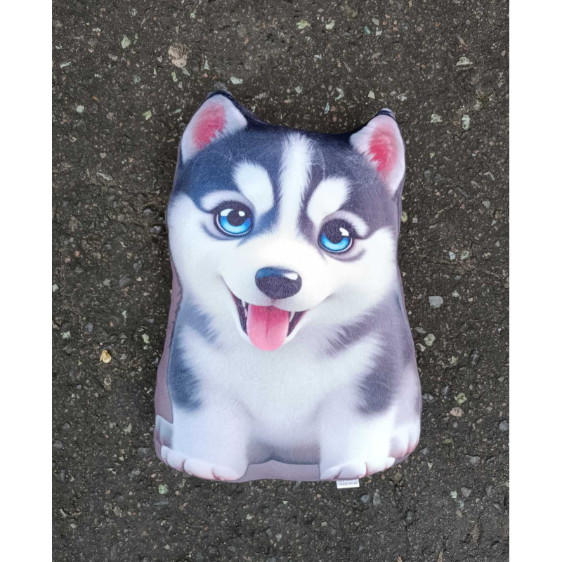 Подушка 3 д хаски1