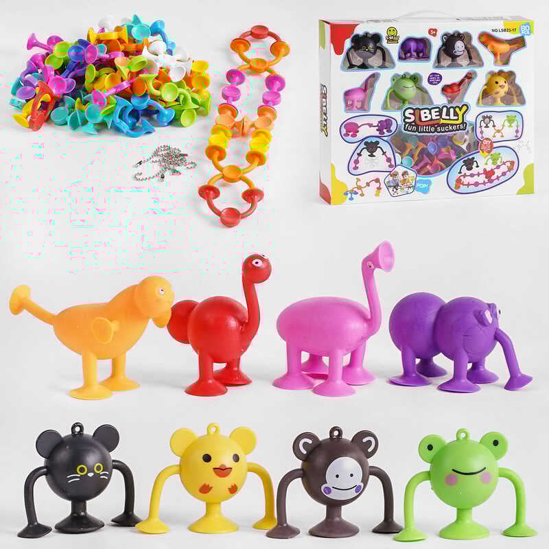 Конструктор LSB 23-17 (48/2) “Стикізи“, 80 деталей, у коробці Конструктор LSB 23-17 (48/2) “Стикізи“, 80 деталей, у коробці