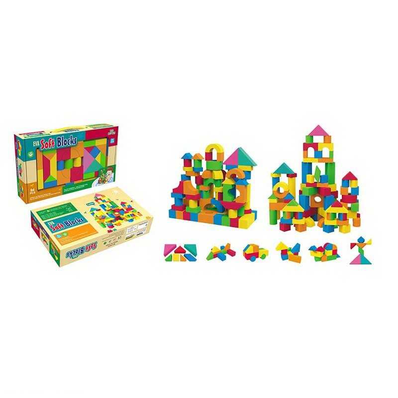 Конструктор U 8902 (36/2) 94 деталей, м“які блоки, в коробці