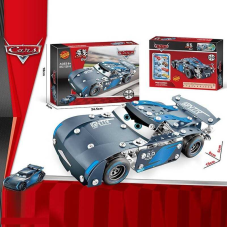 Конструктор металевий 128-5 (72/2) “Автомобіль”, інструменти, в коробці