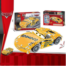 Конструктор металевий 128-6 (72/2) “Автомобіль”, інструменти, в коробці