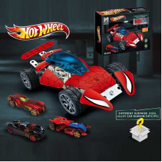 Конструктор металевий 8701 (72/2) “Автомобіль”, металопластикова машинка, інструменти, в коробці