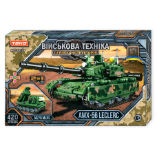 Конструктор “Військова техніка” 18529 (24) “Teko“, 420 деталей, 2 в 1, танк + РСЗВ, в коробці