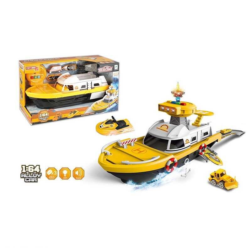 Корабель 660 A-248 (16/2)  парковка, звук, підсвічування, інерція, транспорт, масштаб 1:64, в коробці