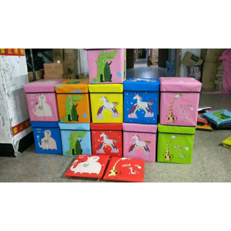 Короб-органайзер C 68850 (30) 30х30х30 см, складний, в пакеті, ВИДАЄТЬСЯ МІКС ВИДІВ