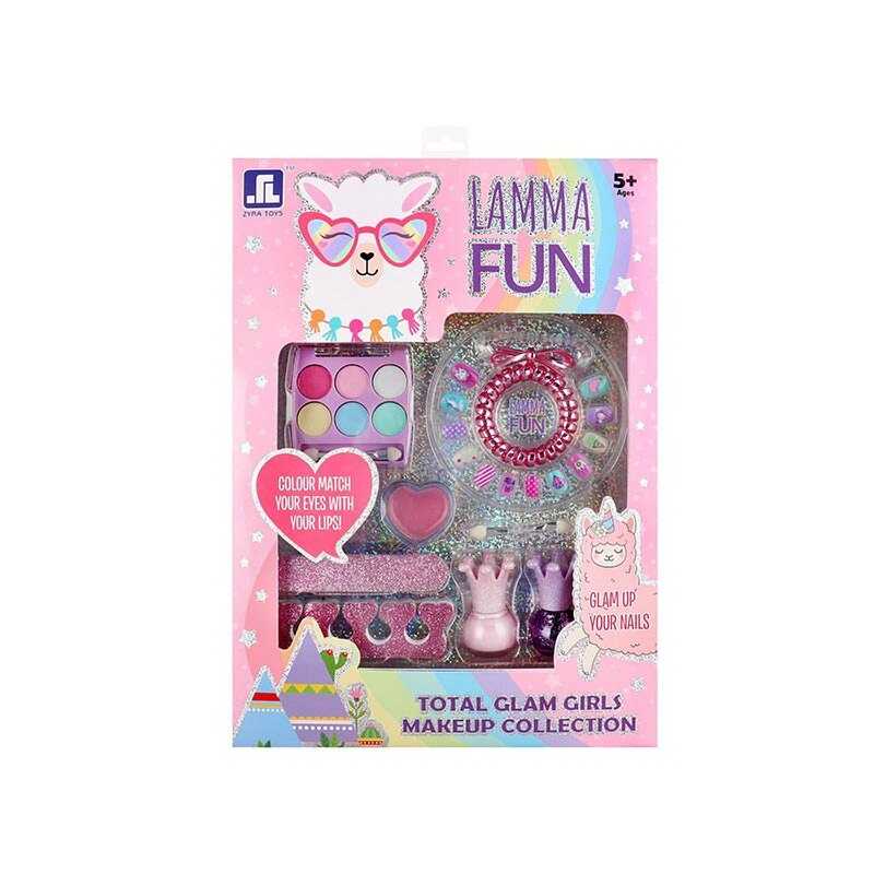 Косметика 2103 Q (48/2) тіні, лаки, блиск, накладні нігті, резинка для волосся, в коробці