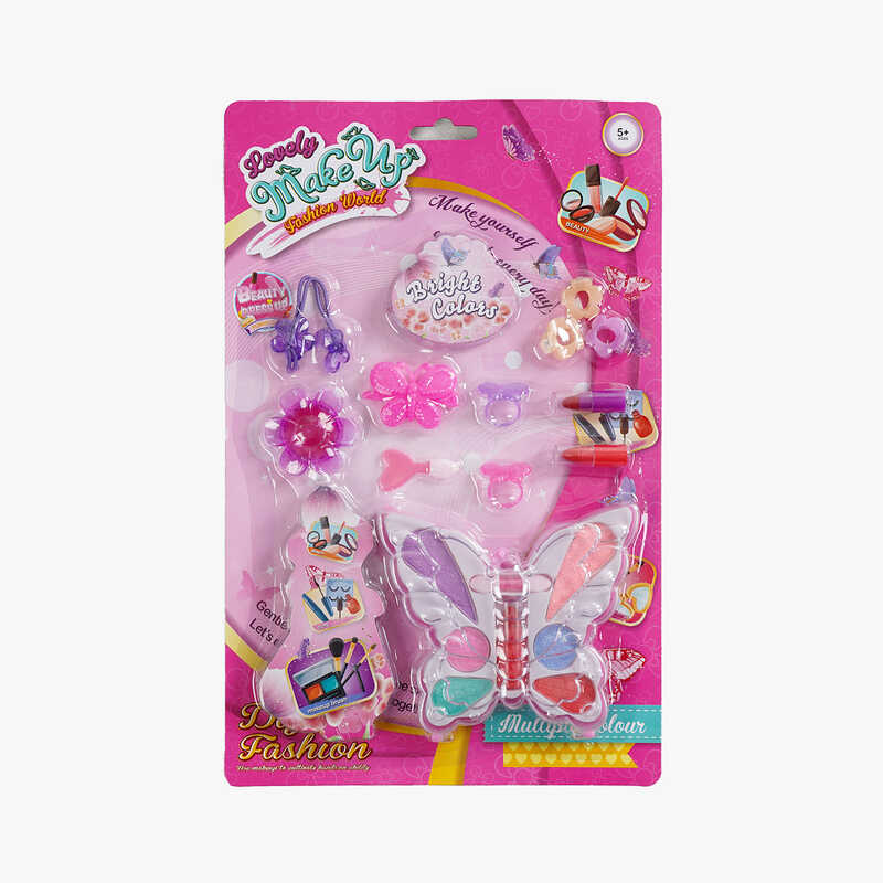 Косметика 557 P-10 (240/2) тіні, аплікатори, помади, аксесуари, резинка та заколки  для волосся, на листі 