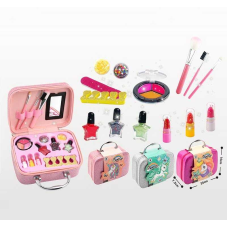 Косметика B 160 (60/2) тіні, помада, лаки, пензлики, набір для манікюра, у валізі