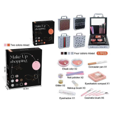 Косметика FT 2015 B (60) 17 елементів, кейс, 2 палетки рум“ян, 2 - тіней для повік, 2 глітери, пилочки для нігтів, дзеркальце, в коробці, ВИДАЄТЬСЯ МІКС ВИДІВ