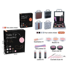 Косметика FT 2015 C (60) 16 елементів, кейс, 3 палетки рум“ян, 2 - тіней для повік, 3 помади, пилочки для нігтів, дзеркальце, в коробці, ВИДАЄТЬСЯ МІКС ВИДІВ