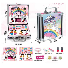 Косметика FT 2061 E (48) тіні, помади, блискітки, лаки, у валізі