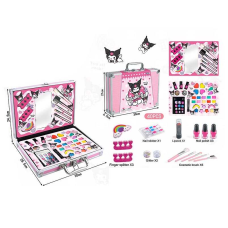 Косметика FT 2076 B (36) дзеркало, тіні, рум“яна, помада, лаки для нігтів, накладні нігті, пензлики для макіяжу, пилочка, розділювачі для педикюру, у валізі