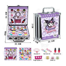 Косметика FT 2077 D (48) тіні, помади, блискітки, лаки, бафи, браслет, у валізі