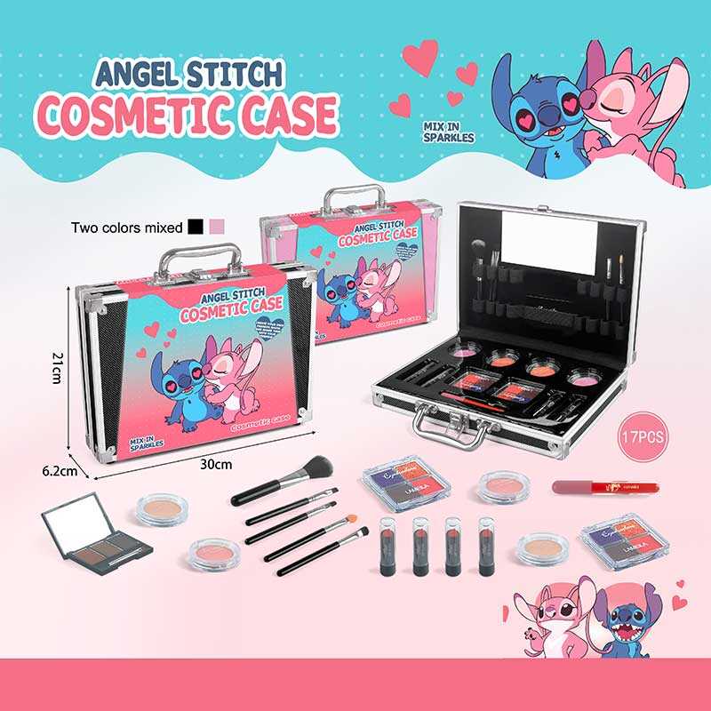 Косметика FT 2105 C (20) 2 види, дзеркальце, тіні, рум’яна, помади, у валізі