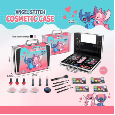 Косметика FT 2105 E (20) 2 види, дзеркальце, тіні, рум’яна, лаки, помади, у валізі