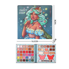 Косметика IG 2949 (144) тіні, рум’яна, пензлик, в коробці