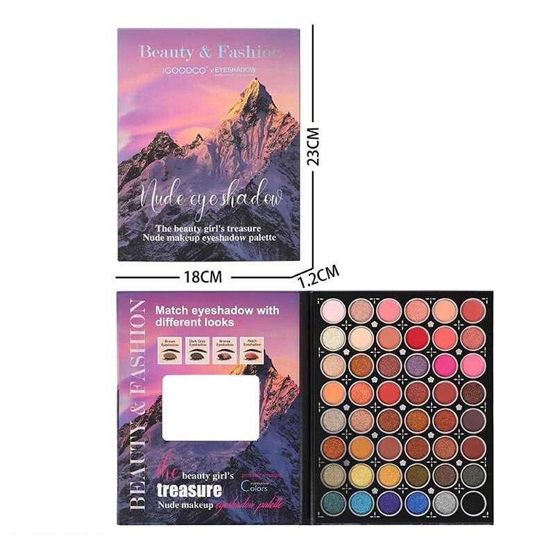 Косметика IG 3024 (96/8) 48 кольорів тіней, дзеркальце, в коробці