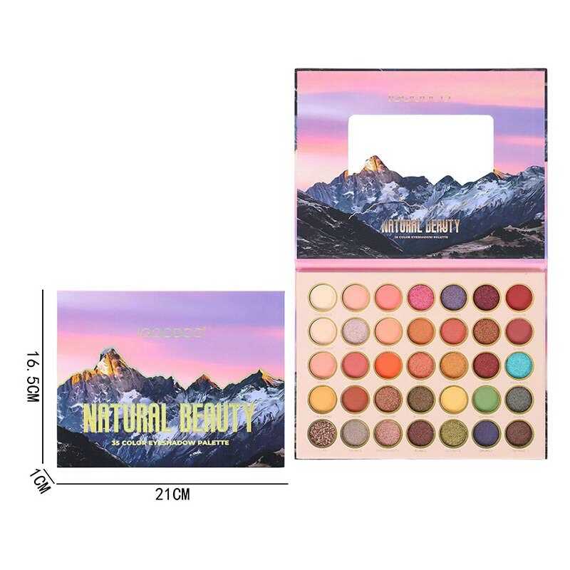 Косметика IG 3026 (144/12) 35 кольорів тіней, дзеркальце, в коробці