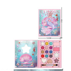 Косметика IG 3082 (192/16) 12 кольорів тіней, хайлайтери, рум“яна, у коробці