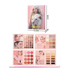 Косметика IG 3096 (96/8) палетка-книжка, тіні для повік, рум’яна, контуринг, хайлайтери, в коробці