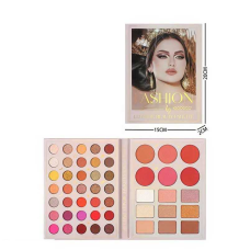 Косметика IG 3105 (96) 35 кольорів тіней, набір хайлайтерів та рум“ян, у коробці
