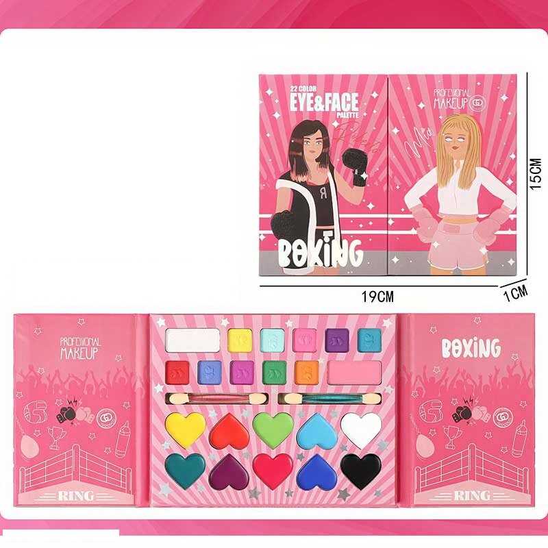 Косметика IG 3690 (144/12) палетка, 22 кольори, 2 пензлики, у плівці Косметика IG 3690 (144/12) палетка, 22 кольори, 2 пензлики, у плівці