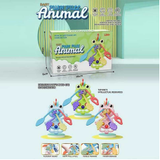 Брязкальце 2100 A (96) 3 кольори, прорізувач, пальчикові ігри, силіконові шнурочки, ВИДАЄТЬСЯ ТІЛЬКИ МІКС ВИДІВ, в коробці