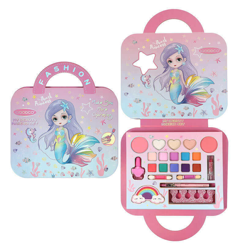 Косметика LK 28588 (96) тіні, рум“яна, хайлайтер, олівець, помада, аплікатори, лак для нігтів, пилочка, в пакеті