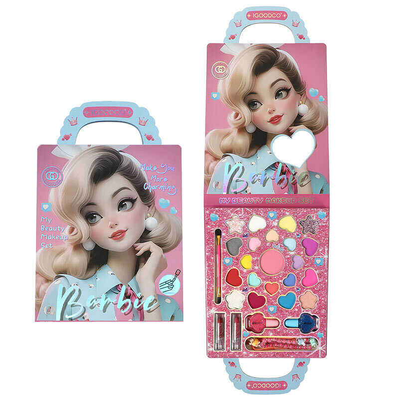 Косметика LK 28590 (96) тіні, хайлайтер, помади, лак, аксесуар, пензлик для макіяжу, в пакеті