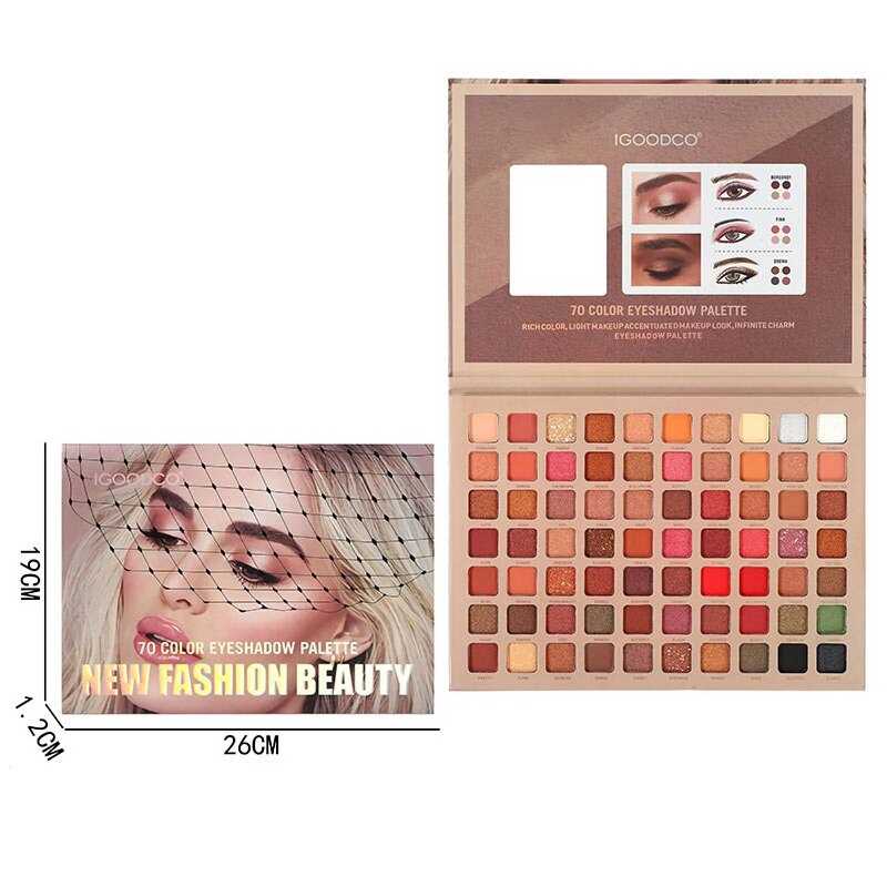 Косметика LK 29535 (72) 70 кольорів тіней, в коробці