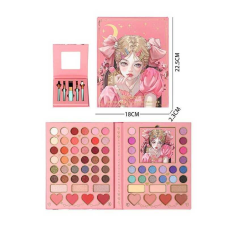 Косметика LK 5146 (96) тіні, хайлайтер, рум’яна, бронзер, дзеркало, пензлики, в коробці