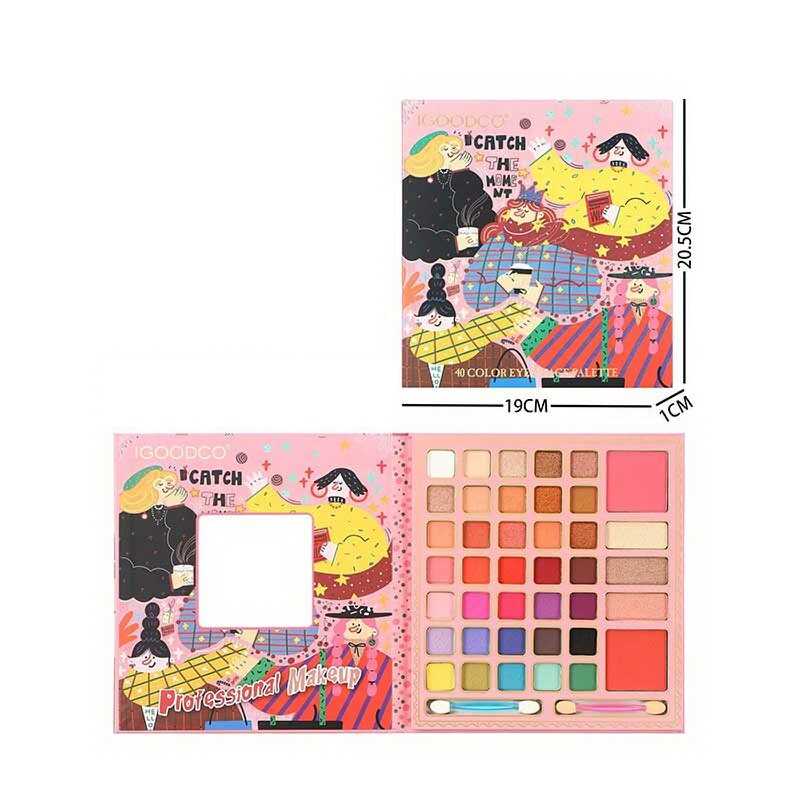 Косметика LK 5171 (96) 35 кольорів тіней, набір хайлайтерів та рум“ян, у коробці