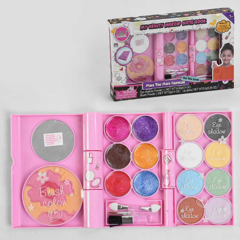 Косметика S 21925 (48) тіні, блиски, рум“яна, в коробці