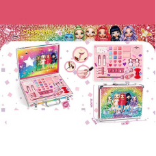 Косметика XF 1818 C (20/2 тіні для повік, румяна, помада, аплікатори, лак, хайлайтер, прикраси для волосся, пудра у боксі