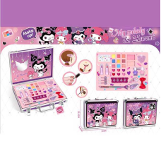 Косметика XF 1820 C (20/2)  тіні для повік, румяна, помада, аплікатори, лак, хайлайтер, прикраси для волосся, пудра у боксі