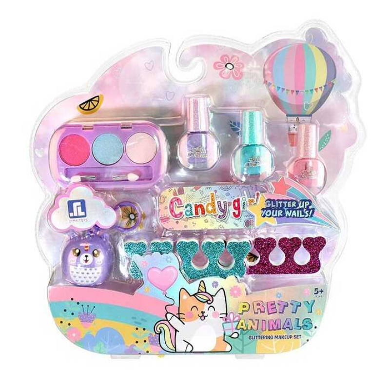 Косметика ZR 06 A (48/2) лаки, тіні, пилочка, аксесуари, в слюді