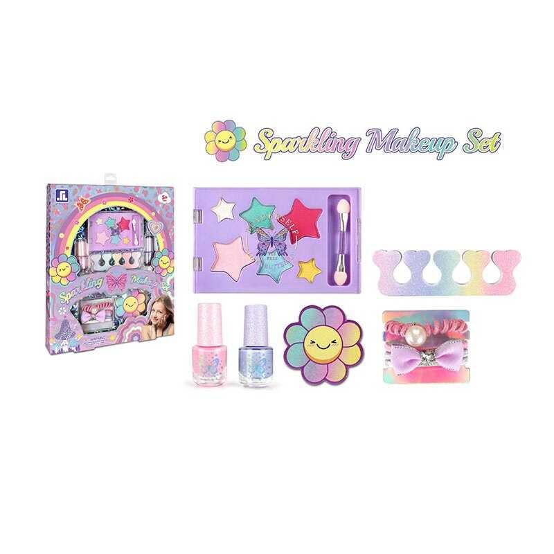 Косметика ZR 42 E (72) тіні, лак, пилочка, резинки, розділювач для пальців, в коробці