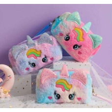 Косметичка M 50585 (300) 1 відділення, на блискавці, в пакеті, ВИДАЄТЬСЯ ТІЛЬКИ МІКС ВИДІВ