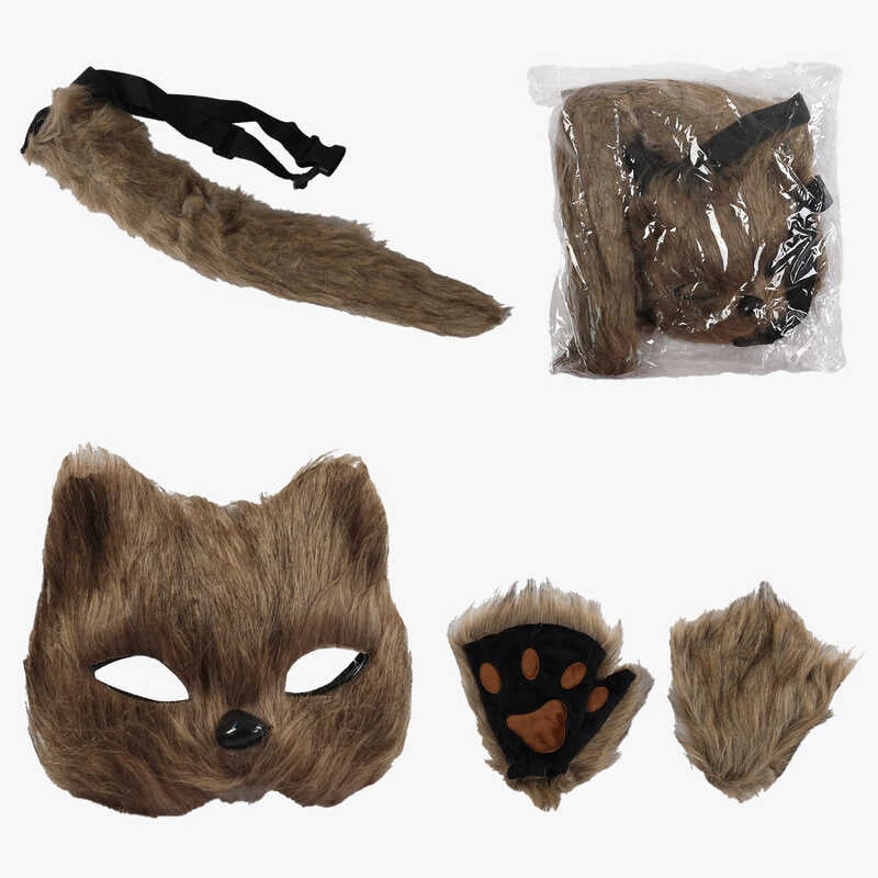 Костюм квадробера C 72108 (120) маска, хвіст з регульованим ремінцем, рукавички, в пакеті Костюм квадробера C 72108 (120) маска, хвіст з регульованим ремінцем, рукавички, в пакеті