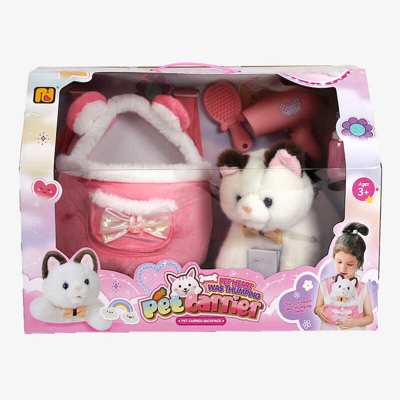 Кошеня 933-141 E (8/2) звук серцебиття, сумка-переноска, пляшечка, фен, щітка, в коробці, в коробці Кошеня 933-141 E (8/2) звук серцебиття, сумка-переноска, пляшечка, фен, щітка, в коробці, в коробці