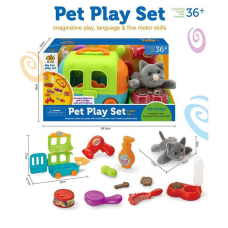 Кошеня з аксесуарами KJ 15 B-2 (24) м“яка іграшка, переноска, аксесуари, в коробці