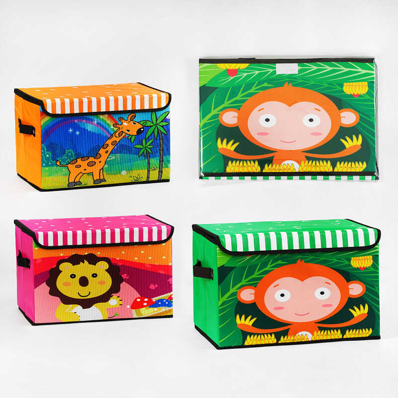 Кошик для іграшок C 61903 (50) 3 види, “Тваринка“, 39х25х24.5 см, ВИДАЄТЬСЯ ТІЛЬКИ МІКС ВИДІВ