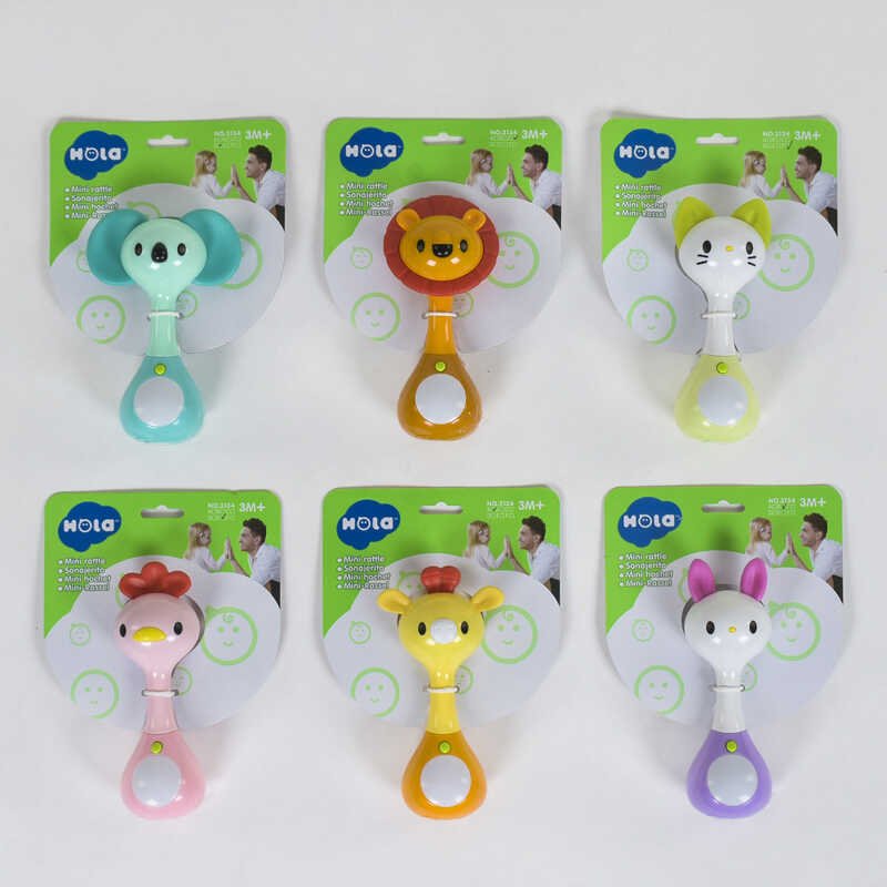 Брязкальце 3134 (48/2) “Hola“ мелодії, звуки, підсвічування, 6 видів, на листі, ВИДАЄТЬСЯ ТІЛЬКИ МІКС ВИДІВ Брязкальце 3134 (48/2) “Hola“ мелодії, звуки, підсвічування, 6 видів, на листі, ВИДАЄТЬСЯ ТІЛЬКИ МІКС ВИДІВ