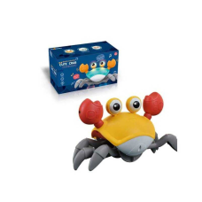 Краб QC 1 Y (60) вбудований акумулятор 5 V, мелодія, підсвічування, сенсори руху, в коробці