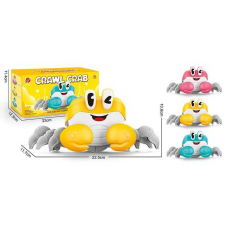 Краб S 003 A (72/2) 3 кольори, звук, підсвічування, 2 режими роботи, бігає у бік, в коробці, ВИДАЄТЬСЯ ТІЛЬКИ МІКС ВИДІВ