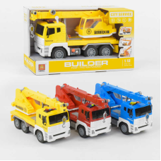 Кран з повітряною помпою WY 812 А / WY 812 В / WY 812 С (18) 3 види, світло, звук, в коробці, ВИДАЄТЬСЯ ТІЛЬКИ МІКС ВИДІВ