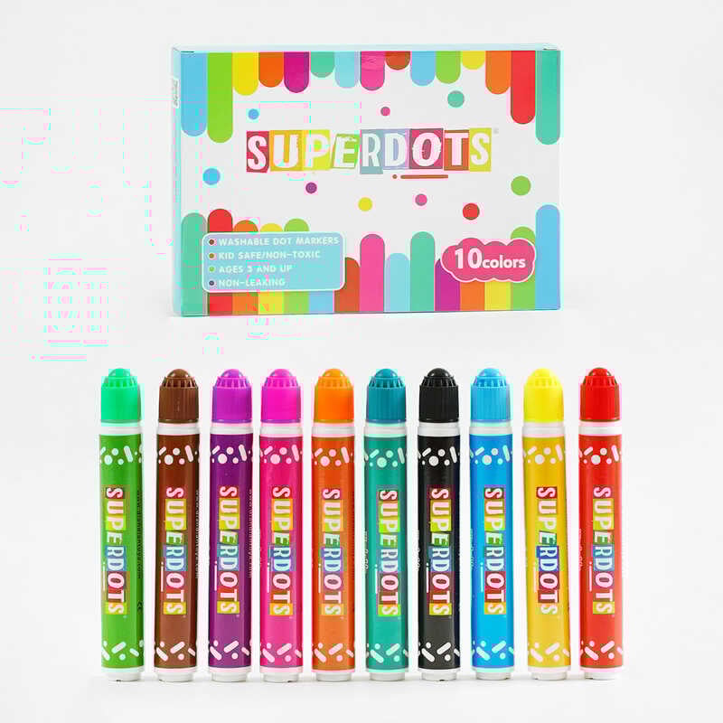 Крапкові маркери C 35509 (40) 10 кольорів, в коробці