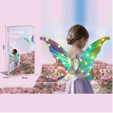 Крила 606-21 (24) працюють від батарейок, підсвічування, рух крилами, мелодія, ремінці для кріплення, в коробці