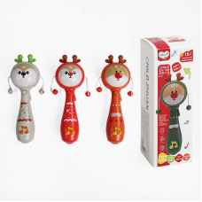 Брязкальце 368-21 A /368-21B/368-21C (240) 3 види, мелодії, звуки сміху, підсвічування, ВИДАЄТЬСЯ ТІЛЬКИ МІКС ВИДІВ, в коробці