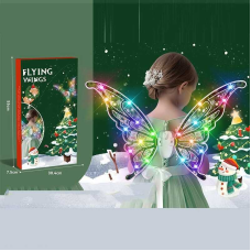 Крила 606-21 C (24) працюють від батарейок, підсвічування, рух крилами, мелодія, ремінці для кріплення, в коробці